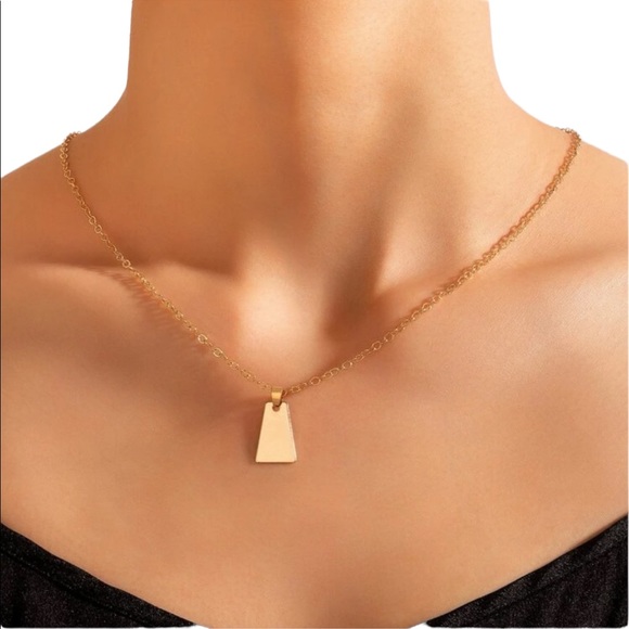 Dainty Gold Pendant Necklace - Picture 1 of 4
